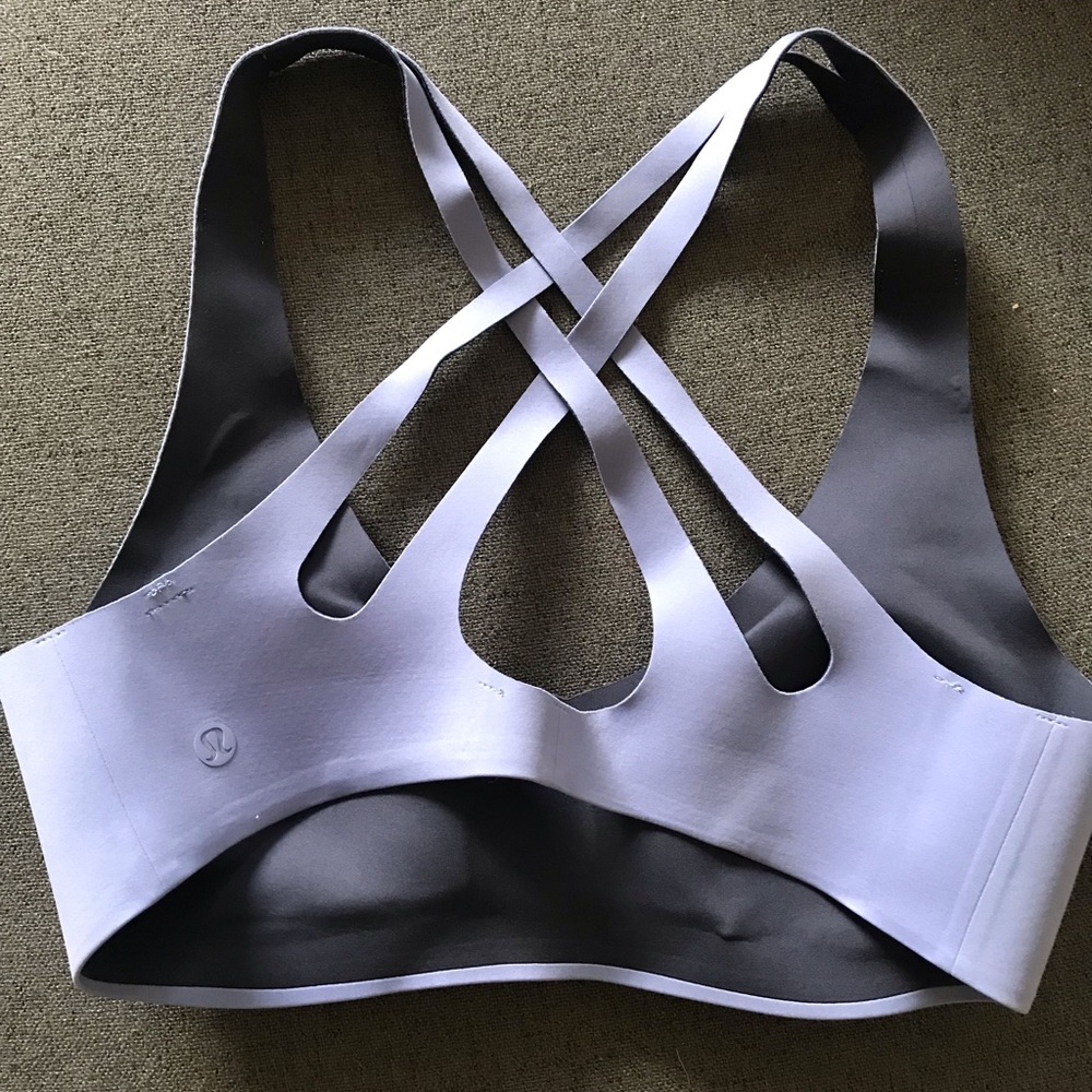 Lululemon Light Strides Purple Sports Bra (size 6)